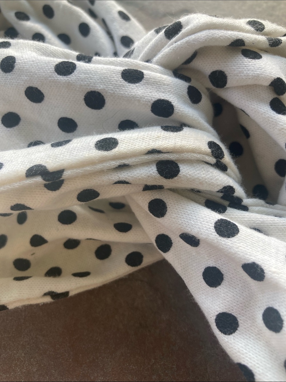 Y2K Vintage Polka Dot Halter Bikini Top - Black on White - Picture 11 of 11